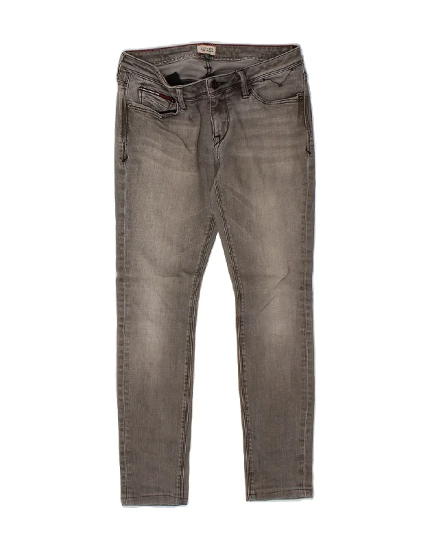 TOMMY HILFIGER Womens Slim Jeans W28 L27 Grey