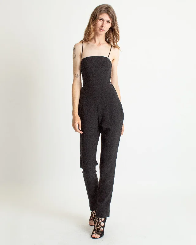 Black Sleeveless Jumpsuit