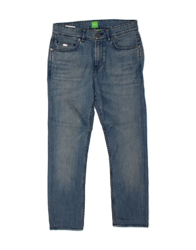 HUGO BOSS Womens Slim Jeans W30 L26 Blue Cotton