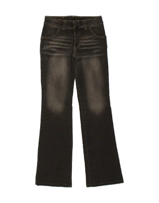 LEE Womens Bootcut Jeans W26 L32  Black Cotton