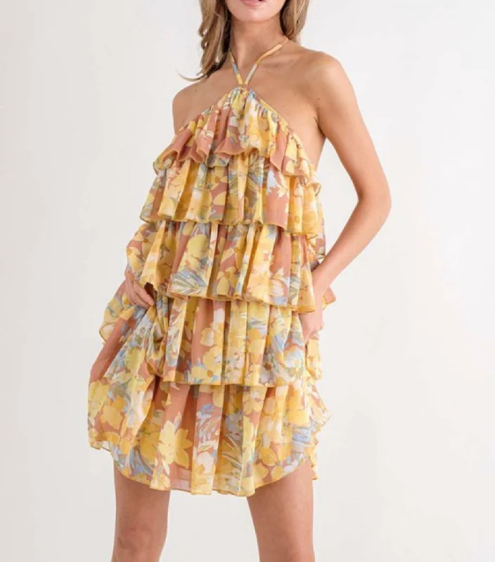 Wanna Be a Memory Dress in Yellow