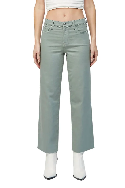 Logan 28" Inseam Dad Jean In Sage
