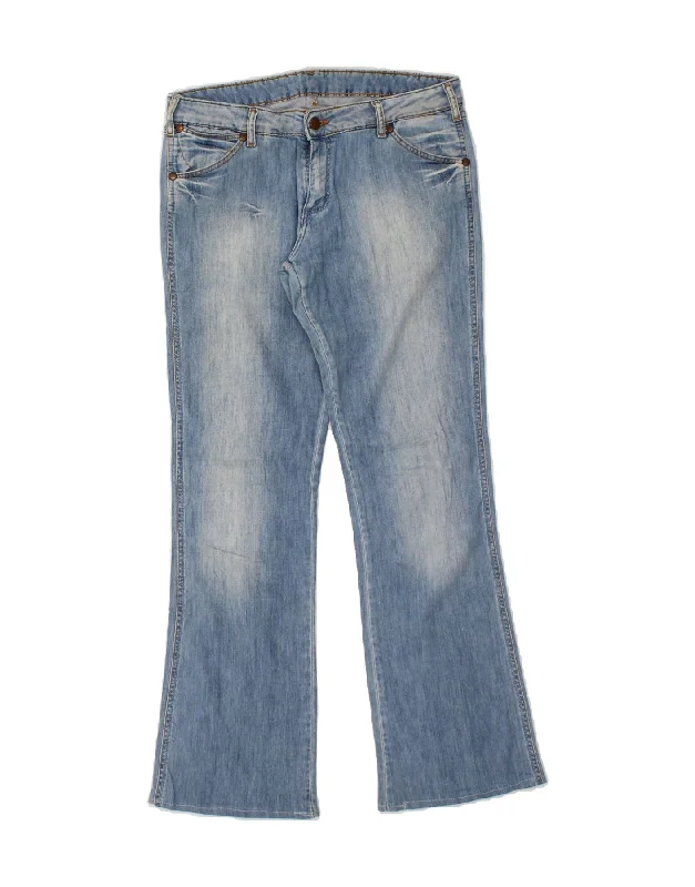 WRANGLER Womens Megan Bootcut Jeans W29 L31 Blue Cotton