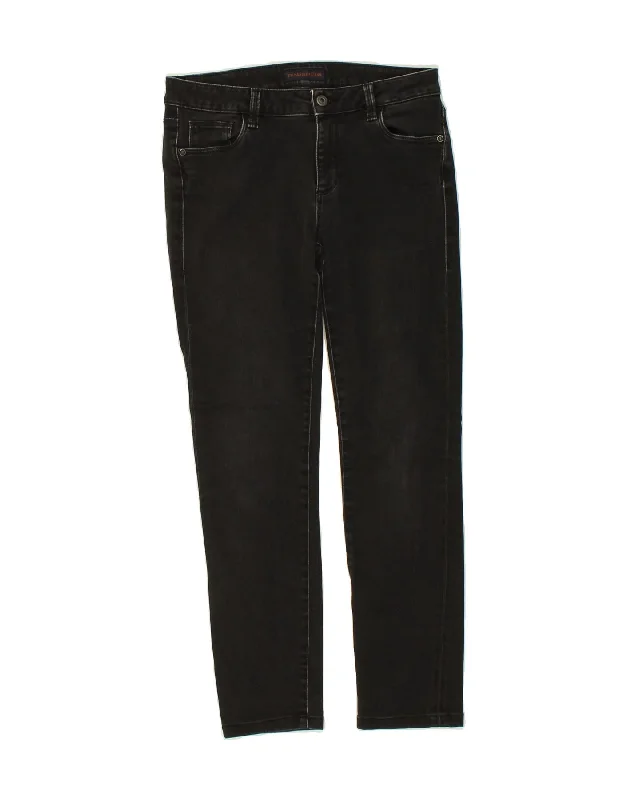TRUSSARDI Womens Slim Jeans W30 L27  Black Cotton
