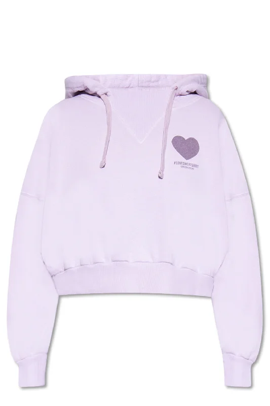 Red Valentino Women's Lavender Purple Hoodie Sweatshirt Size S