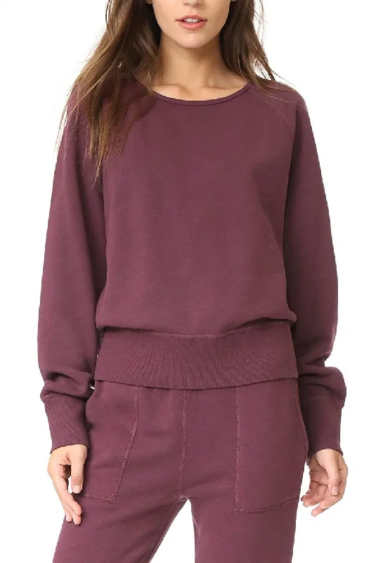 Rag & Bone Women's Classic Pullover, Port