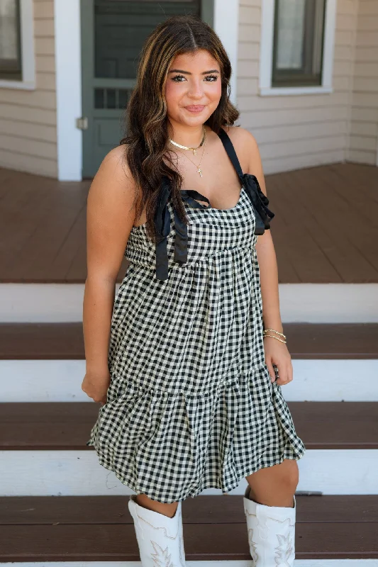 Game Time Checkered Dress