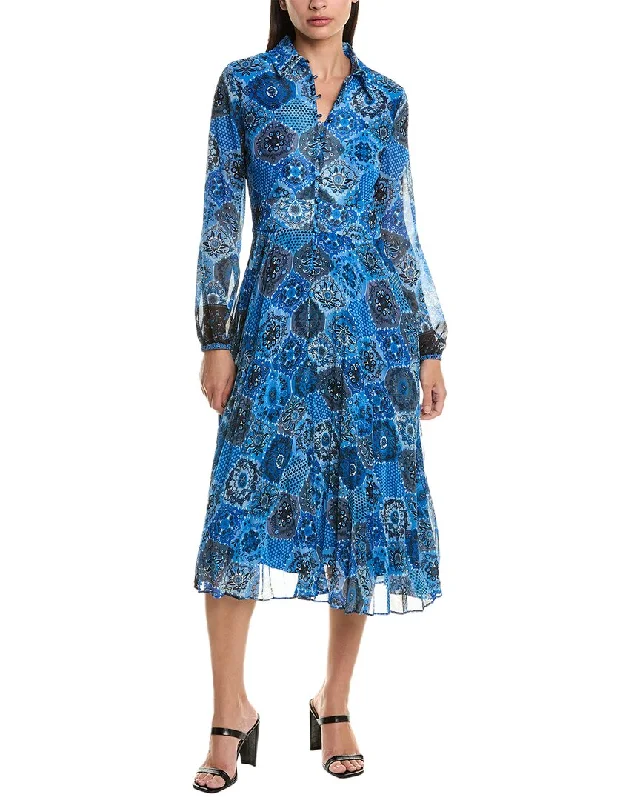 Elie Tahari Midi Shirtdress