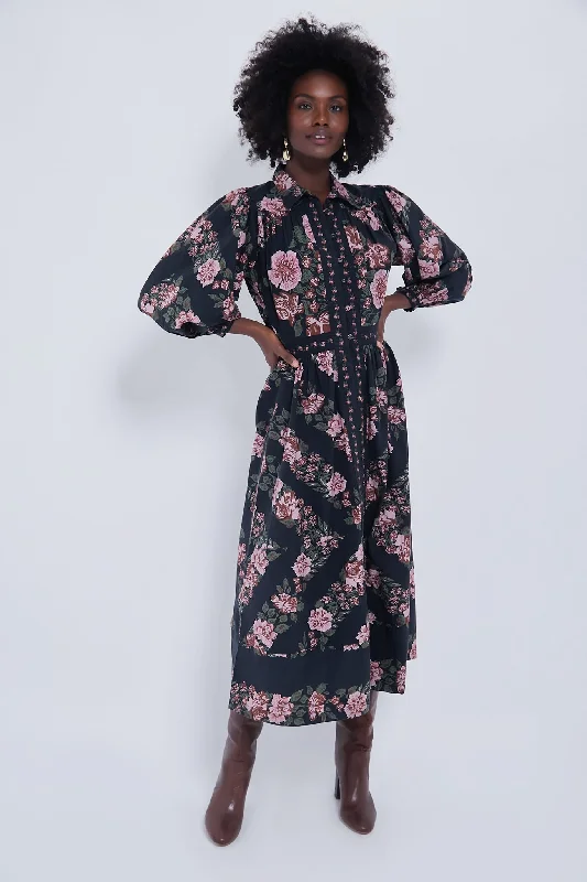 Juliet Print Gillian Midi Dress