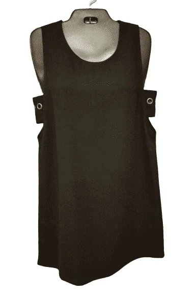 Francesca's women's black, sleeveless, tank dress size S