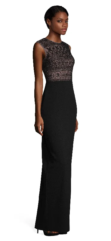 Adrianna Papell - Sleeveless Embellished Bodice Dress AP1E203663SC