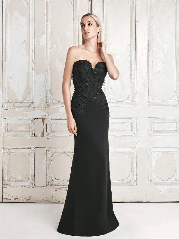 Alexander by Daymor - 776SC Strapless Sweetheart Sheath Evening Gown