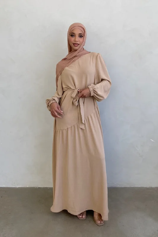 AYA DRESS BEIGE