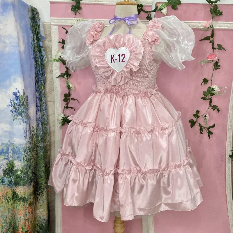 chamberofpastel & youvimi  *Preorder* Pink K-12-inspired Marie dress