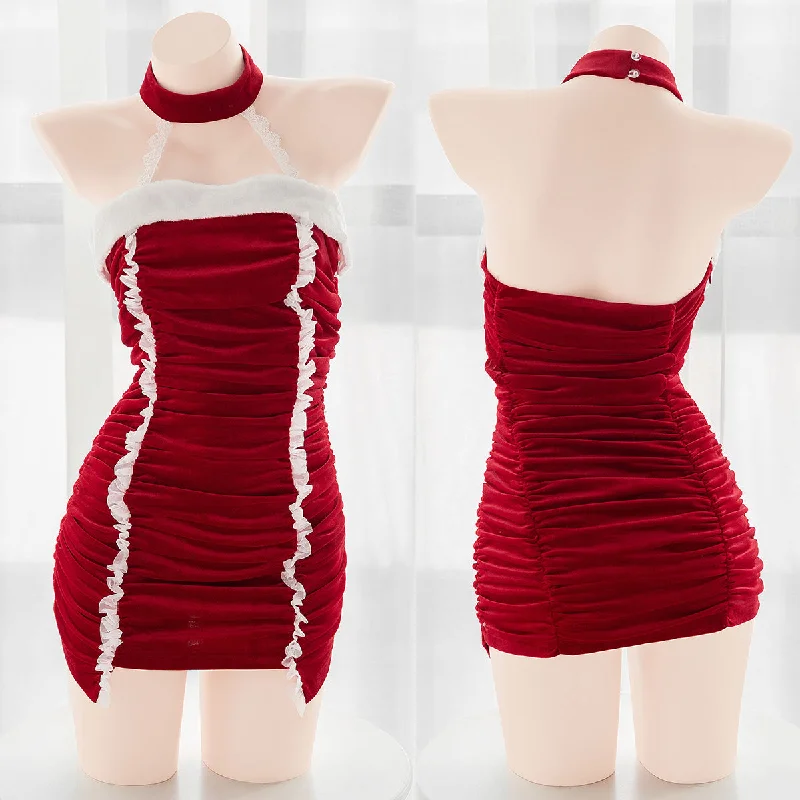 Christmas red sexy dress yv30505