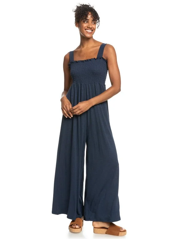 Roxy Women's Dresses Jumpsuit Has A Smocked Top