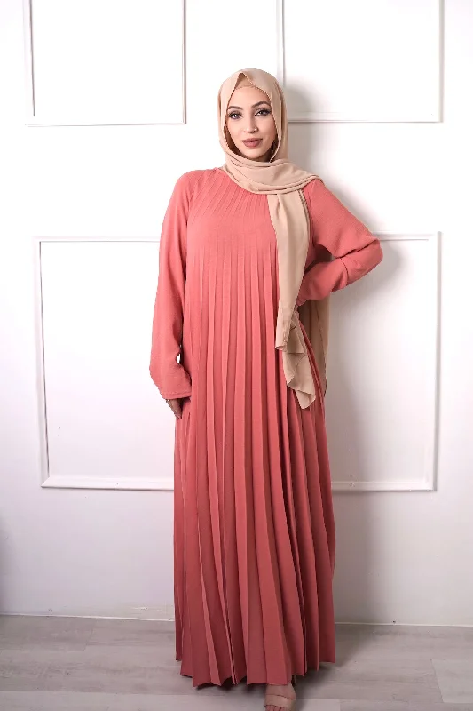 MAHA DRESS SALMON- final sale