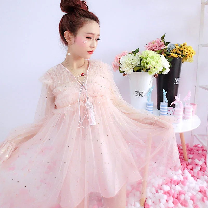 Princess wind mesh fairy dress A30900