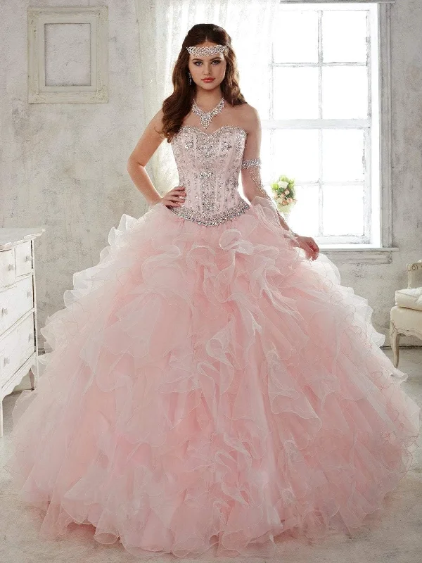 Quinceanera Collection - 26811SC Beaded Detachable Ballgown