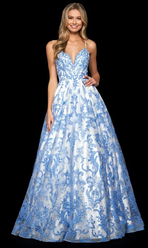 Sherri Hill 53921 - Sweetheart Embroidered Ballgown