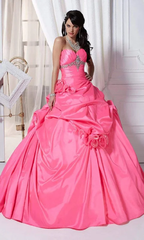 Tiffany Designs - 56216SC Sweetheart Rosette Voluminous Gown