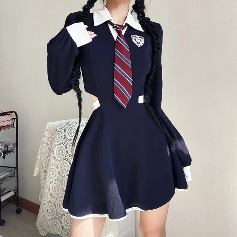 vintage british preppy dress A40340