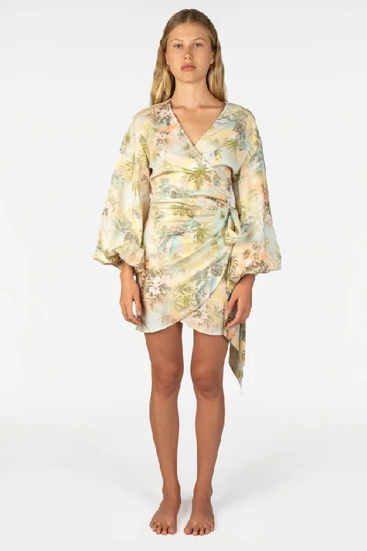 Wrap Dress - Tropique