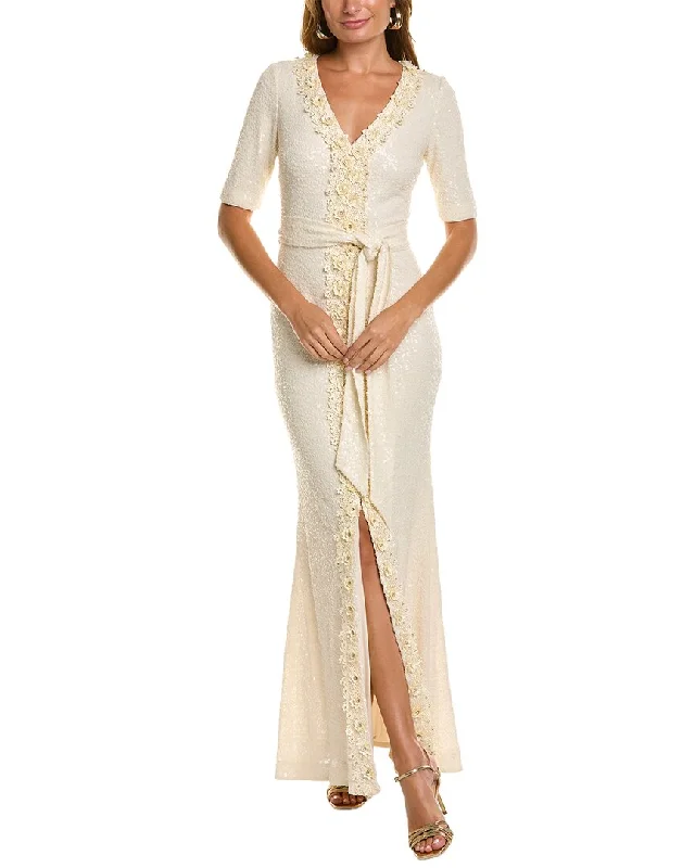 Badgley Mischka Sequined Gown